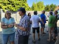 Die ersten Besucher treffen ein
